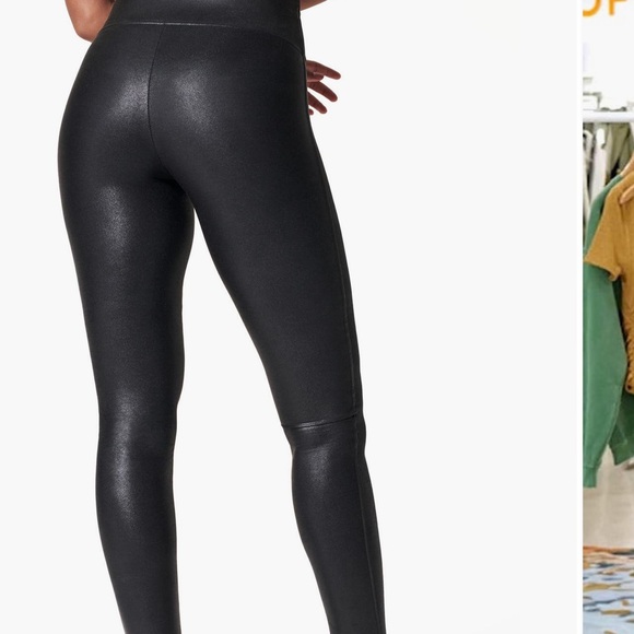 Very good condition, Spanx, faux leather leggings - Picture 2 of 5